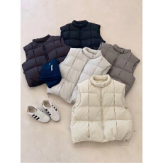 爆卖到年后！韩版立领短款休闲简约百搭90白鸭绒羽绒马甲25新爆款