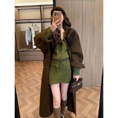 批发淑女文艺风时尚套装日常约会穿搭<b class='q'>秋</b>冬新款针织衫短裙两件套