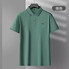 批发<b class='q'>休闲</b><b class='q'>商务</b>翻领爸爸装跨境外贸批发爆款潮牌上衣短袖刺绣polo衫男士