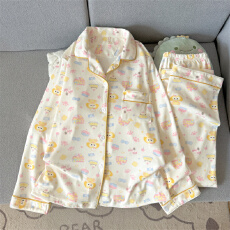 批发德绒<b class='q'>厨师</b>饼饼睡衣女秋冬季珊瑚绒加绒加厚长袖春秋款家居<b class='q'>服</b>套装