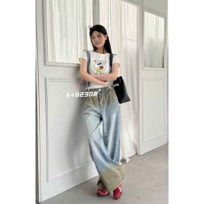 批发复古废土做旧洗水撞色设计可拆卸<b class='q'>背带裤</b><b class='q'>牛仔</b>裤连体裤潮