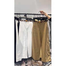 批发ONI 老钱风简约高腰直筒长裤新款2026春季通勤百搭日常<b class='q'>休闲裤</b>女