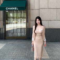 批发温柔御姐气质休闲套装女<b class='q'>秋</b>季长袖纯欲开衫蕾丝吊带半身长裙三件套