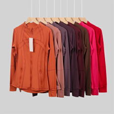 批发LD Define立领夹克<b class='q'>修身</b>收腰<b class='q'>修身</b>跑步户外瑜伽服裸感瑜伽上衣女款