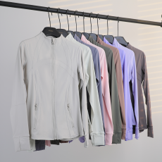 批发LD Define立领夹克<b class='q'>修身</b>收腰<b class='q'>修身</b>跑步户外瑜伽服裸感瑜伽上衣女款