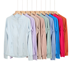 批发LD 女式瑜伽外套健身服透气修身<b class='q'>运动</b><b class='q'>夹克</b>外套