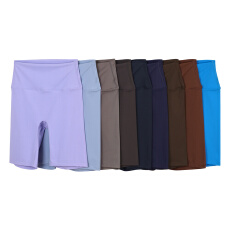 批发LD 夏季透气五分裤女速干运动骑行蜜桃臀薄款瑜伽弹性五分<b class='q'>短裤</b>