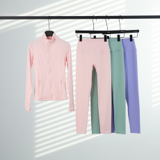 批发LULULAICE夹克套装上衣<b class='q'>女</b>士修身外套弹力速干健身运动跑步瑜伽服