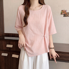 批发独特超好看短袖衬衫女夏季2026新款<b class='q'>大码</b>胖MM显瘦宽松洋气减龄上衣