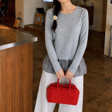 批发法式网纱拼接中长款长袖T恤女秋季<b class='q'>大码</b>胖MM独特漂亮内搭打底上衣