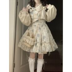 批发（原版质量）法式复古田园风甜美一整套碎花<b class='q'>吊带</b><b class='q'>连衣裙</b>春夏新款