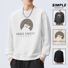 批发黑色卫衣男士2025新款秋冬款宽松百搭打底衫情侣男装保暖潮牌上衣