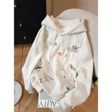 原版面料纯棉华棉复合2025新款今年流行爆款卫衣女大码胖mm