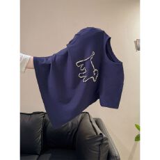 广州面料水柔棉宽松遮肚子短袖T恤女装大码胖mm巨好看上衣