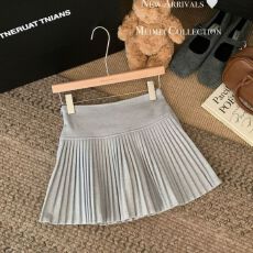 批发实价防走光毛呢半身裙女2026秋冬显瘦百褶裙高腰裙子百搭a字短裙