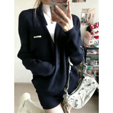 批发v领卫衣女高领无袖<b class='q'>修身</b>背心两件套装秋冬【卫衣+背心】