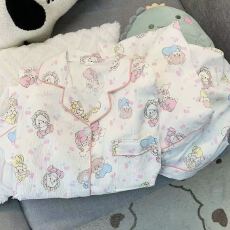 新款春秋季网红爆款云朵棉睡衣女甜美学生开衫长袖长裤家居服套装