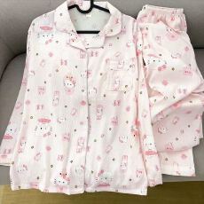 批发新款春秋季网红爆款云朵棉睡衣女甜美学生开衫长袖长<b class='q'>裤</b>家居服套装