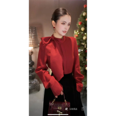 批发拼接长袖衬衫