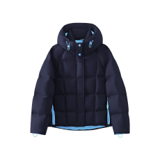 批发25年撞色系列天花板短款羽绒服新国标90白鸭绒冬季长袖