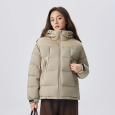 批发2025新款90绒男女同款休闲连帽保暖羽绒服