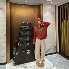 批发羊毛休闲直筒裤子宽松百搭