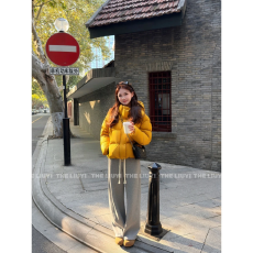 批发90白鹅绒短款零重力轻盈保暖羽绒服外套