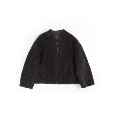 批发冬季短<b class='q'>外套</b>拉链上衣保暖颗粒绒羊毛<b class='q'>女装</b>厚款