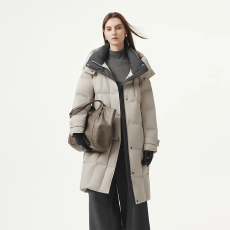 批发鹅绒服女长款舒适时尚秋冬羽绒服气质精致