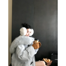 批发羽绒服女冬季双口加厚保暖90白鸭绒