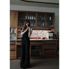 批发蘑糯糯黑色长<b class='q'>裤</b>