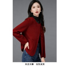 批发<b class='q'>双面</b>穿<b class='q'>羊绒</b><b class='q'>大衣</b>高端气质修身时尚<b class='q'>双面</b>轻奢羊毛外套