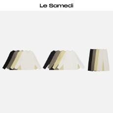 批发软糯绒感圆领V领长袖T/微喇长裤