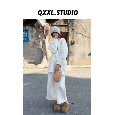 批发圆领卫衣+九分裤两件套