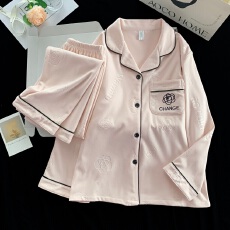 批发秋冬新款德绒加厚<b class='q'>睡衣</b>女轻奢套装 保暖抗静电家居服