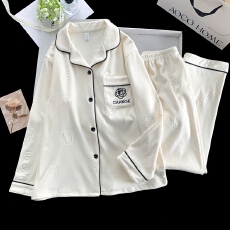 批发秋冬新款德绒加厚<b class='q'>睡衣</b>女轻奢保暖套装 抗静电家居服