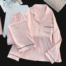 批发保暖抗静电德绒加厚睡衣女秋冬轻奢新款大码居家服套装