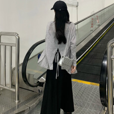 批发后背开叉慵懒风防晒开衫薄款女配吊带裙子外搭罩衫夏季高级感外套