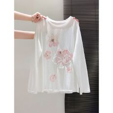 批发已出货 大码春季长袖防晒罩衫女装2026年新款薄款宽松上衣