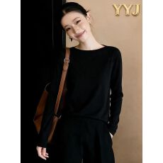 批发轻奢气质一字领套头长袖宽松显瘦毛衣女2026秋冬季保暖显瘦打底