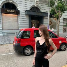 批发纯欲辣妹不规则荡领露肩背心女装<b class='q'>夏</b>季韩版时尚休闲收腰设计感上