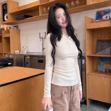 批发内搭秋季t恤显瘦长袖上衣女 2026春夏新款 法式 韩系 垂感 <b class='q'>百搭</b>