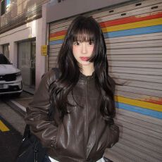 批发PU皮 内里 复古立领短款机车<b class='q'>皮衣</b>女宽松百搭皮<b class='q'>外套</b> 应季新款