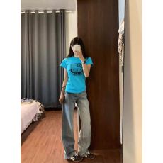 批发正肩常规短袖 高弹力新款夏季修身显瘦洋气上衣