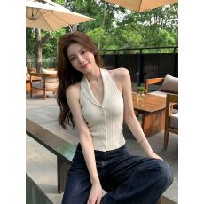 批发挂颈吊带背心女<b class='q'>夏季</b>外穿无袖内搭打底辣妹上衣新款百搭