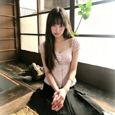 批发FAN韩系百搭<b class='q'>碎花</b>一字肩两穿露肩<b class='q'>衬衫</b>女夏季新款小清新修身小