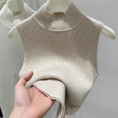 批发<b class='q'>春</b>夏季半高领吊带背心女修身百搭气质打底短款上衣新款