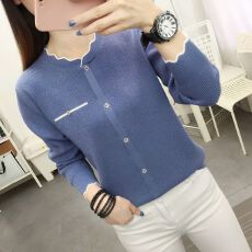 批发<b class='q'>大码</b>女装针织衫显瘦秋冬新款妈妈装洋气时尚长袖毛衣女打底衫上衣