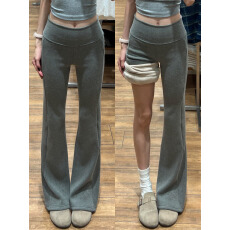 批发lulu微喇裤女2026春季低腰垂感外穿<b class='q'>打底裤</b>小个子运动瑜伽喇叭卫裤