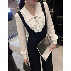 批发穿搭休闲时尚绝美巨好看正式场合精致长<b class='q'>连体</b><b class='q'>裤</b>春秋